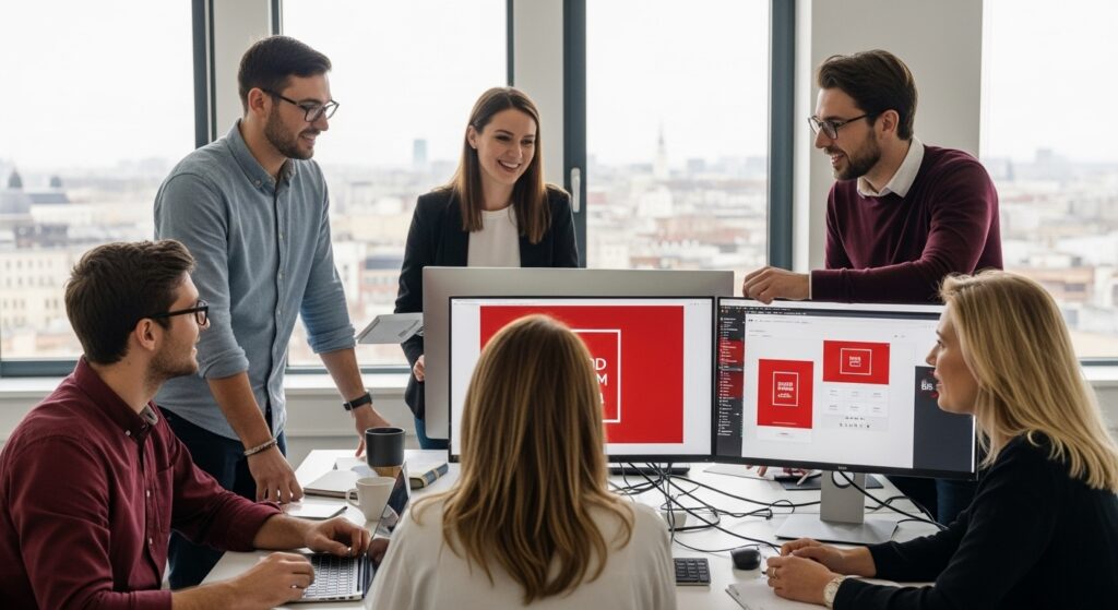 digital branding teamwork