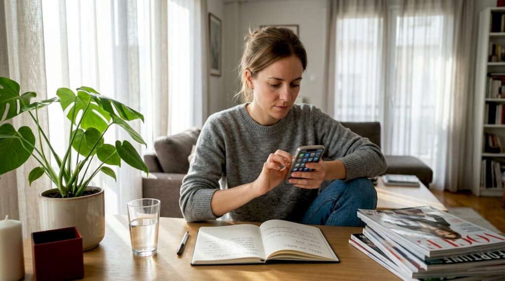 Επαγγελματίας στο σκρολάρισμα των social media από την άνεση του σπιτιού μου.