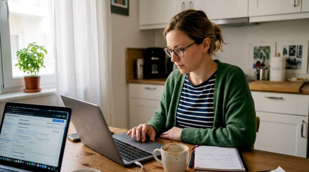 Ιδιοκτήτης μικρής επιχείρησης που ασχολείται με τη διαφήμιση στο Facebook